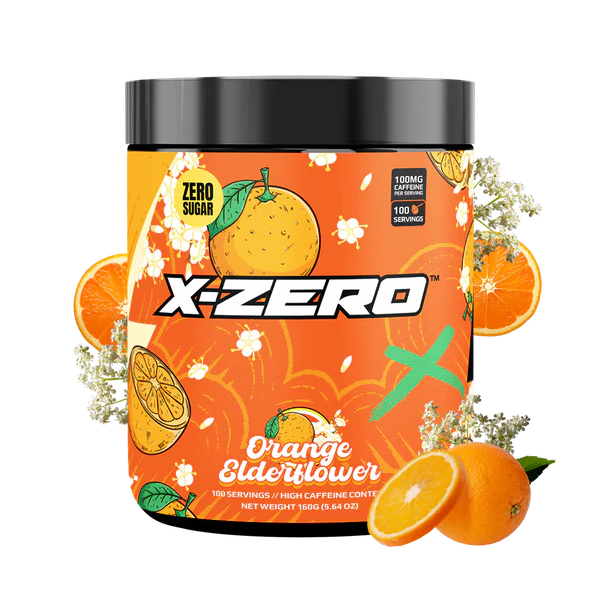 X-ZERO Orange Elderflower - 100 Serviri