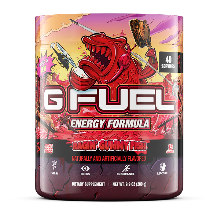 G FUEL Ragin' Gummy Fish - 40 Serviri