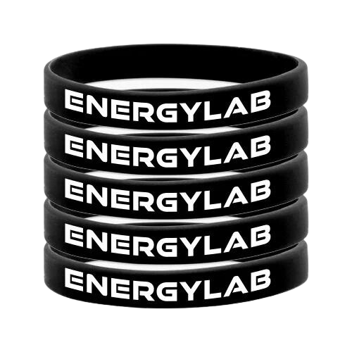 5x ENERGYLAB Logo Wristbands (Brățări Silicon)