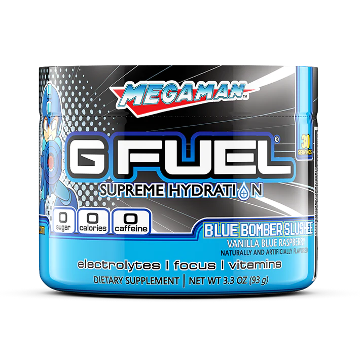 G FUEL Mega Man™ Blue Bomber Slushee Hydration - 30 Serviri
