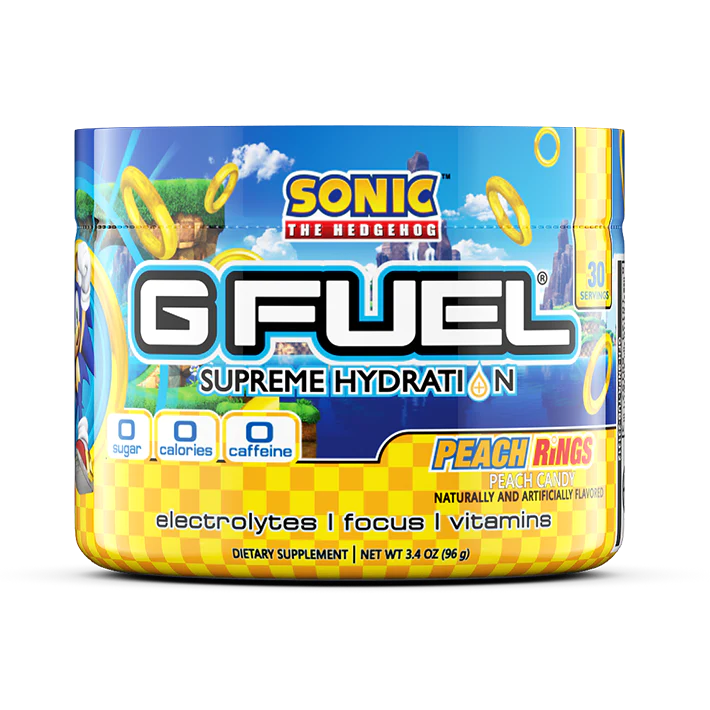 G FUEL SONIC'S PEACH RINGS Supreme Hydration - 30 Serviri