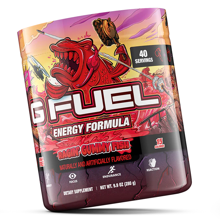 G FUEL Ragin' Gummy Fish - 40 Serviri