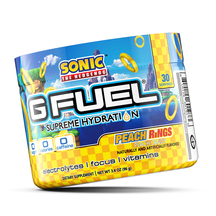 G FUEL SONIC'S PEACH RINGS Supreme Hydration - 30 Serviri
