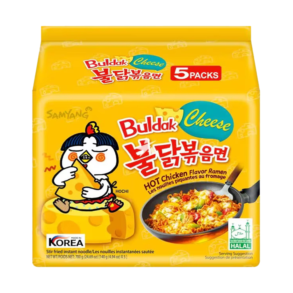 SAMYANG® I Buldak Hot Chicken Ramen Cheese 5 PACK (5 x 140g)
