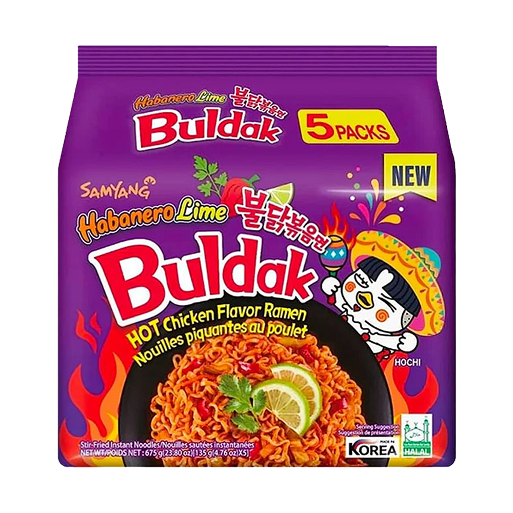 SAMYANG® I Buldak Habanero and Lime 5 PACK (5 x 135g)
