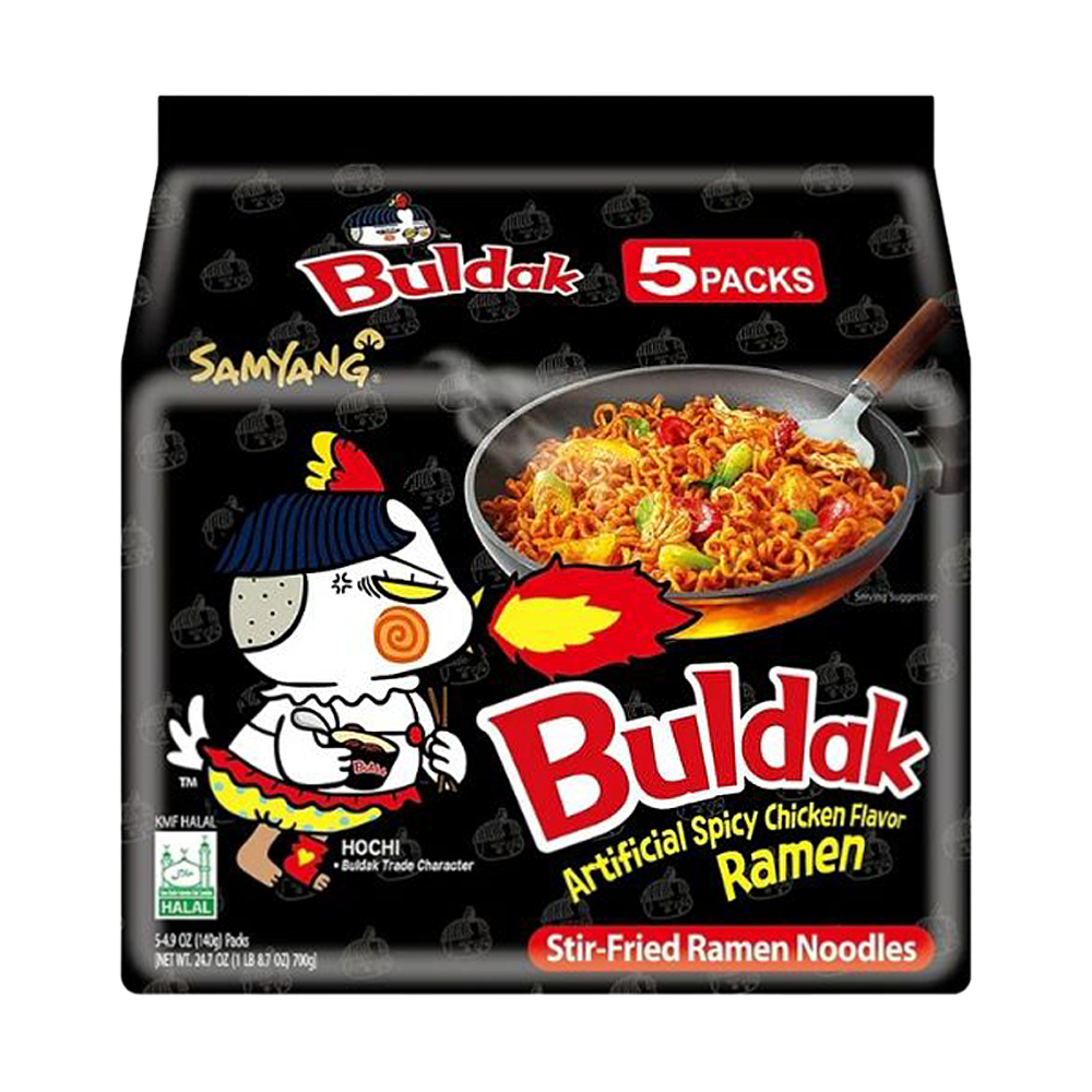 SAMYANG® I Buldak Chicken Flavor Spicy Original 5 PACK (5 x 140 g)