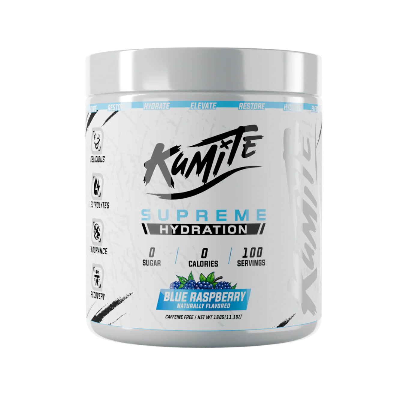 KUMITE HYDRATION I Blue Raspberry - 100 Serviri
