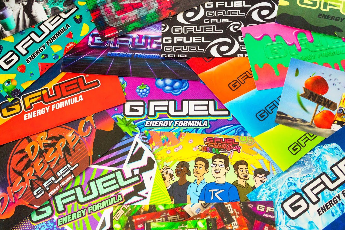 G FUEL® Set 10 stickers rare random