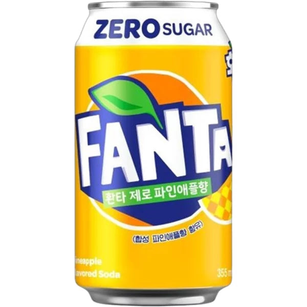 FANTA® ZERO KOREA I Pineapple, 355 ml (PRECOMANDA 10 SEPT)