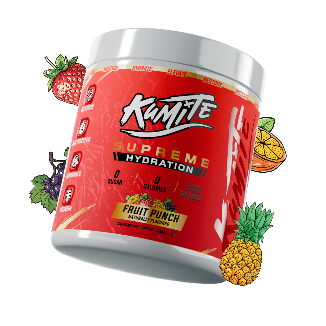 KUMITE HYDRATION I Fruit Punch - 100 Serviri