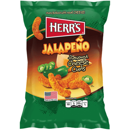 HERR'S® I Jalapeno Cheese Curls, 28 g