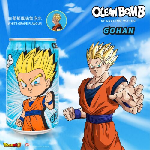 OCEAN BOMB® I Sparkling Water White Grape, 330 ml