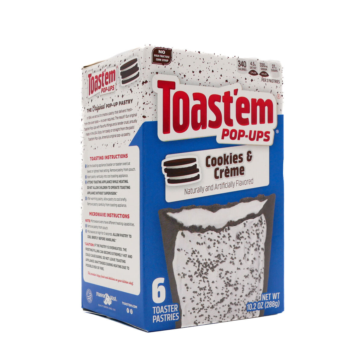 TOAST'EM® I Cookies & Cream, 288 g