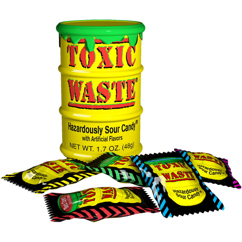 TOXIC WASTE® I Yellow Drum Extreme Sour Candy, 42 g