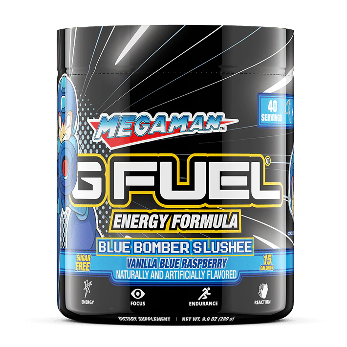 G FUEL Mega Man™ BLUE BOMBER SLUSHEE - 40 Serviri