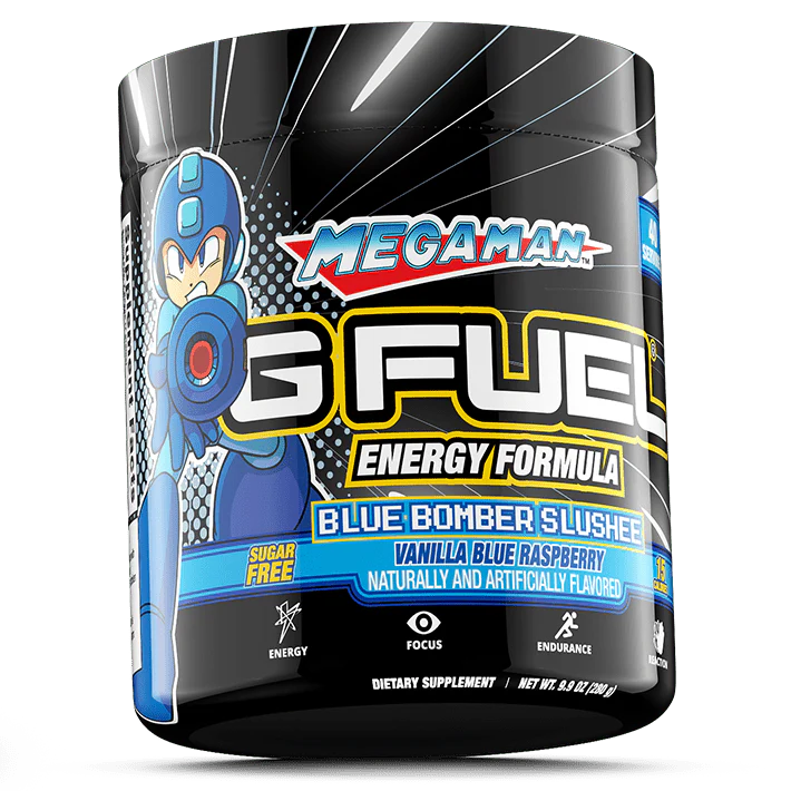G FUEL Mega Man™ BLUE BOMBER SLUSHEE - 40 Serviri
