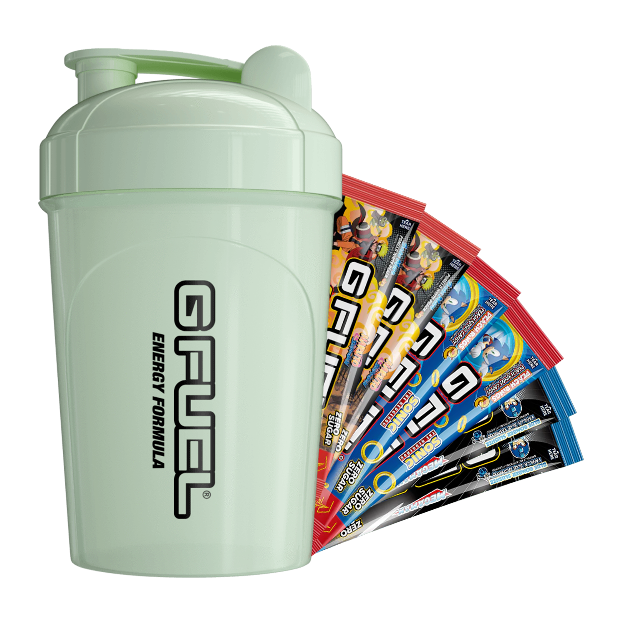 Glow-In-The-Dark Starter Kit (Shaker Cup + 6 Serviri)