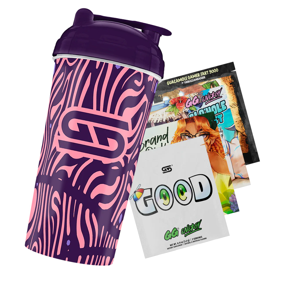 GAMER SUPPS | Groovy Starter Kit (Shaker Cup + 4 Plicuri = 8 Serviri)