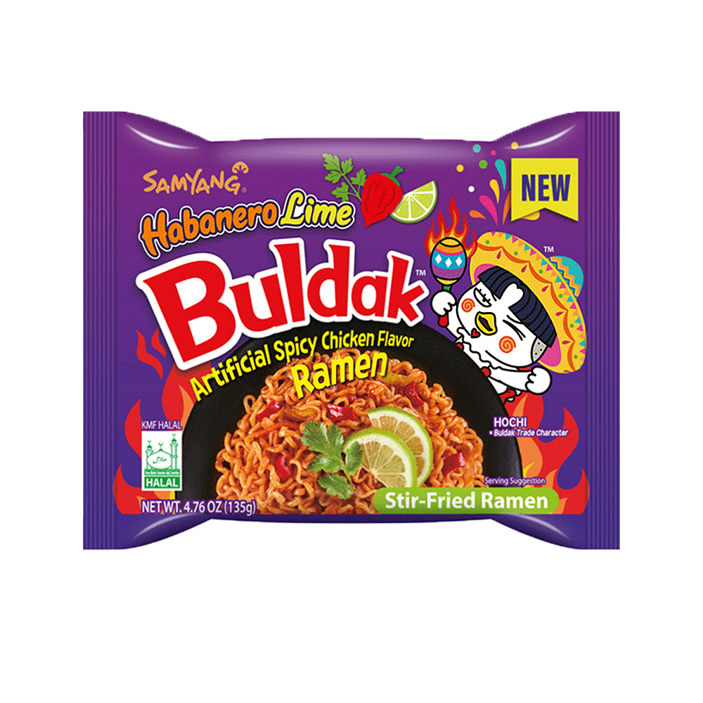 SAMYANG® I Buldak Habanero and Lime 5 PACK (5 x 135g)