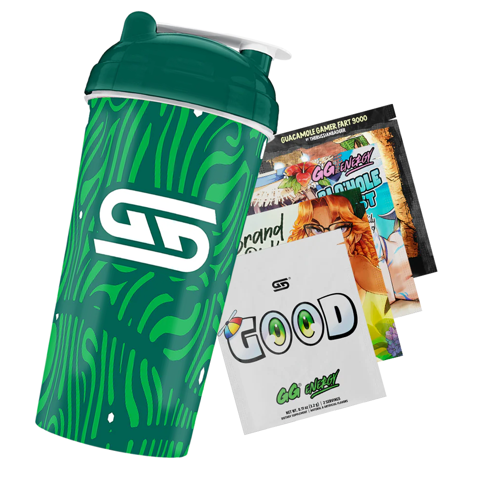 GAMER SUPPS | Kelp Starter Kit (Shaker Cup + 4 Plicuri = 8 Serviri)
