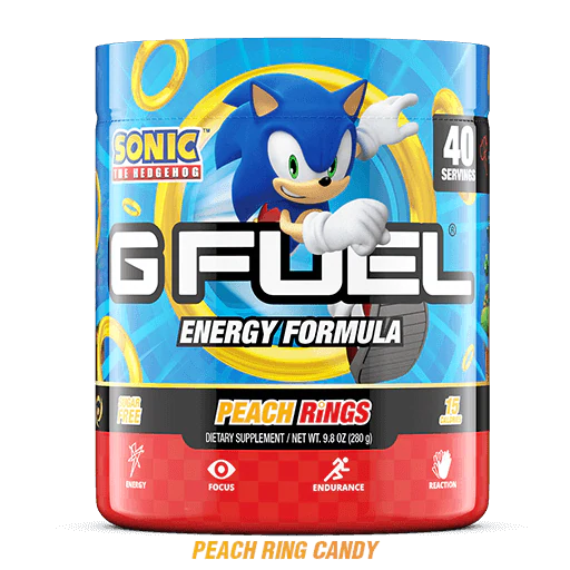 G FUEL Sonic’s Peach Rings - 40 Serviri