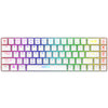 Tastatura Gaming AQIRYS Mira White Wireless/Bluetooth Mecanica