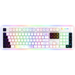 Tastatura Gaming AQIRYS Aludra White Mecanica