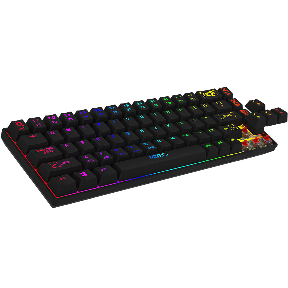 Tastatura Gaming AQIRYS Mira Wireless/Bluetooth Mecanica