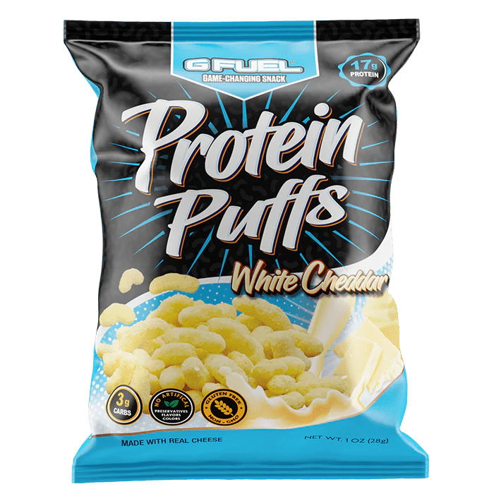 G FUEL White Cheddar Protein Puffs