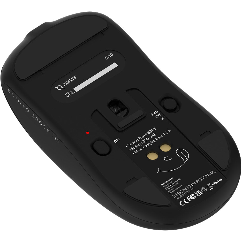 Mouse Gaming AQIRYS M60 Black