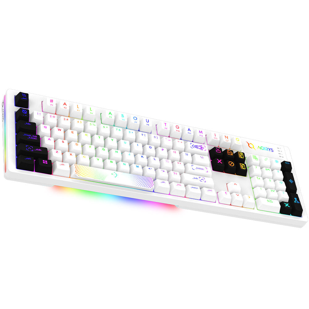 Tastatura Gaming AQIRYS Aludra White Mecanica