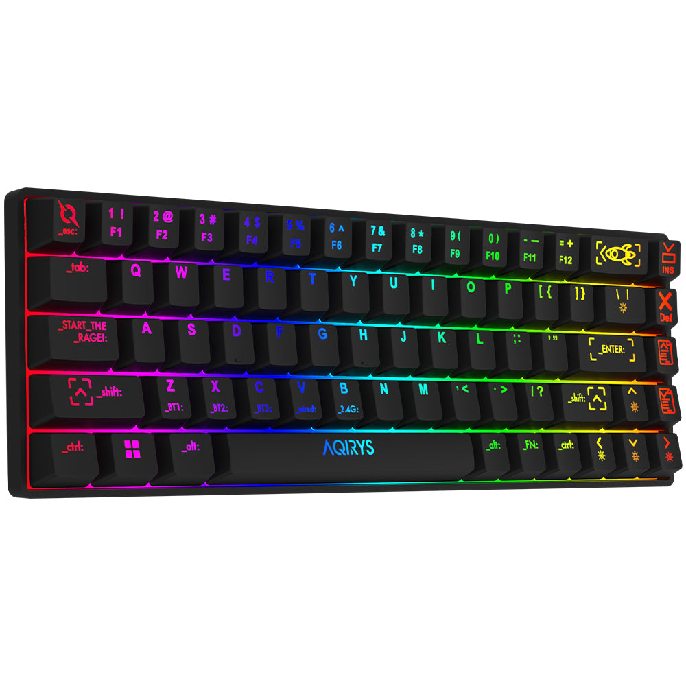 Tastatura Gaming AQIRYS Mira Wireless/Bluetooth Mecanica