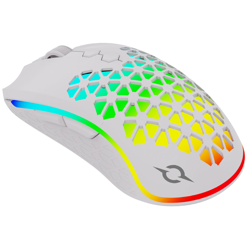 Mouse Gaming AQIRYS Polaris Wireless White