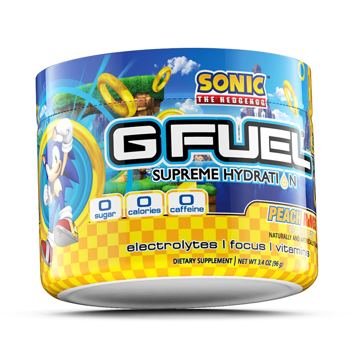 G FUEL SONIC'S PEACH RINGS Supreme Hydration - 30 Serviri