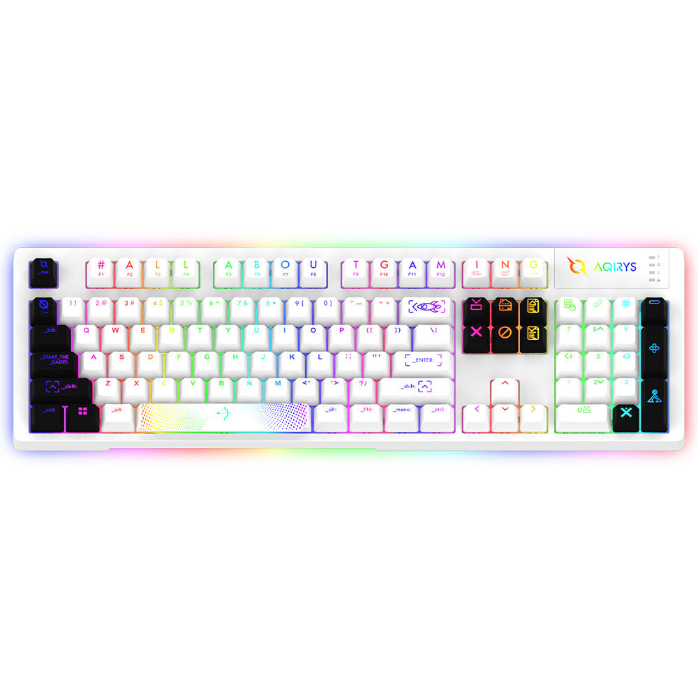 Tastatura Gaming AQIRYS Aludra White Mecanica