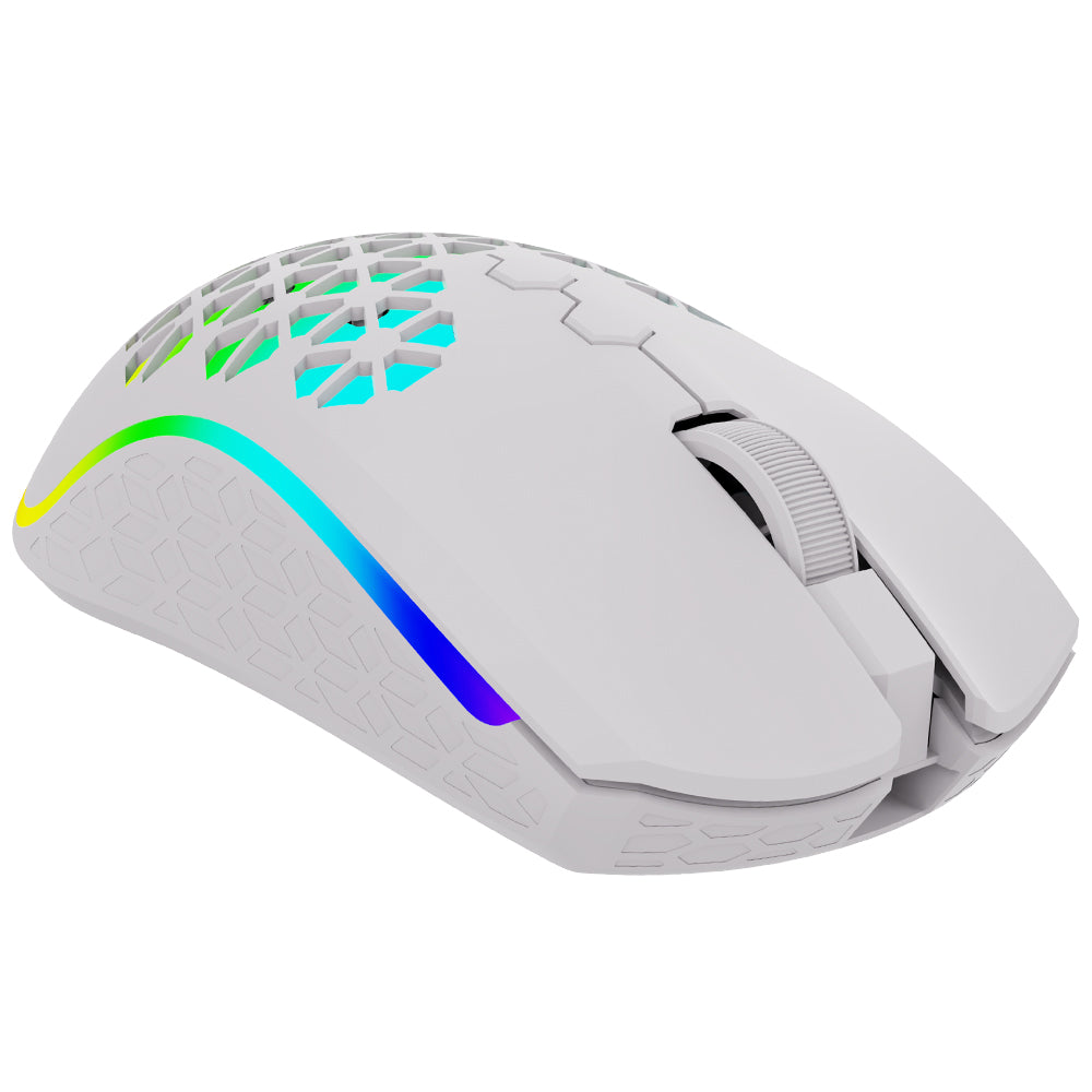 Mouse Gaming AQIRYS Polaris Wireless White