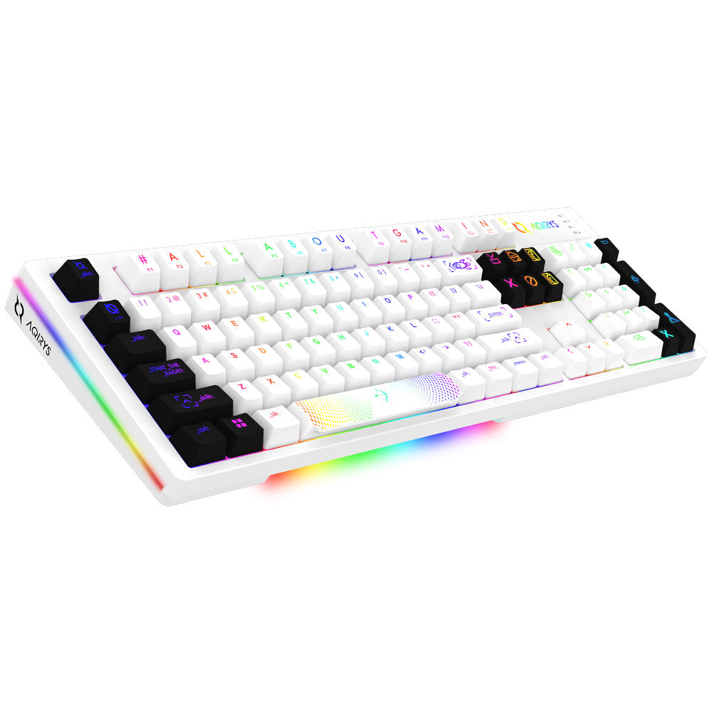 Tastatura Gaming AQIRYS Aludra White Mecanica