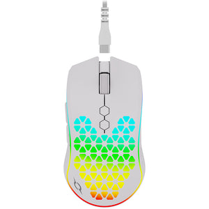 Mouse Gaming AQIRYS Polaris Wireless White