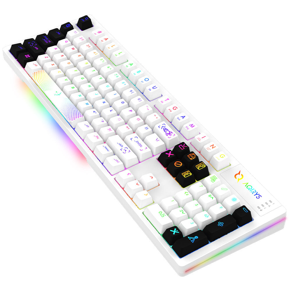 Tastatura Gaming AQIRYS Aludra White Mecanica