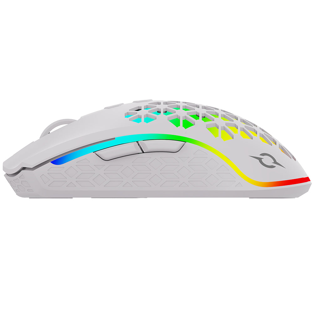 Mouse Gaming AQIRYS Polaris Wireless White