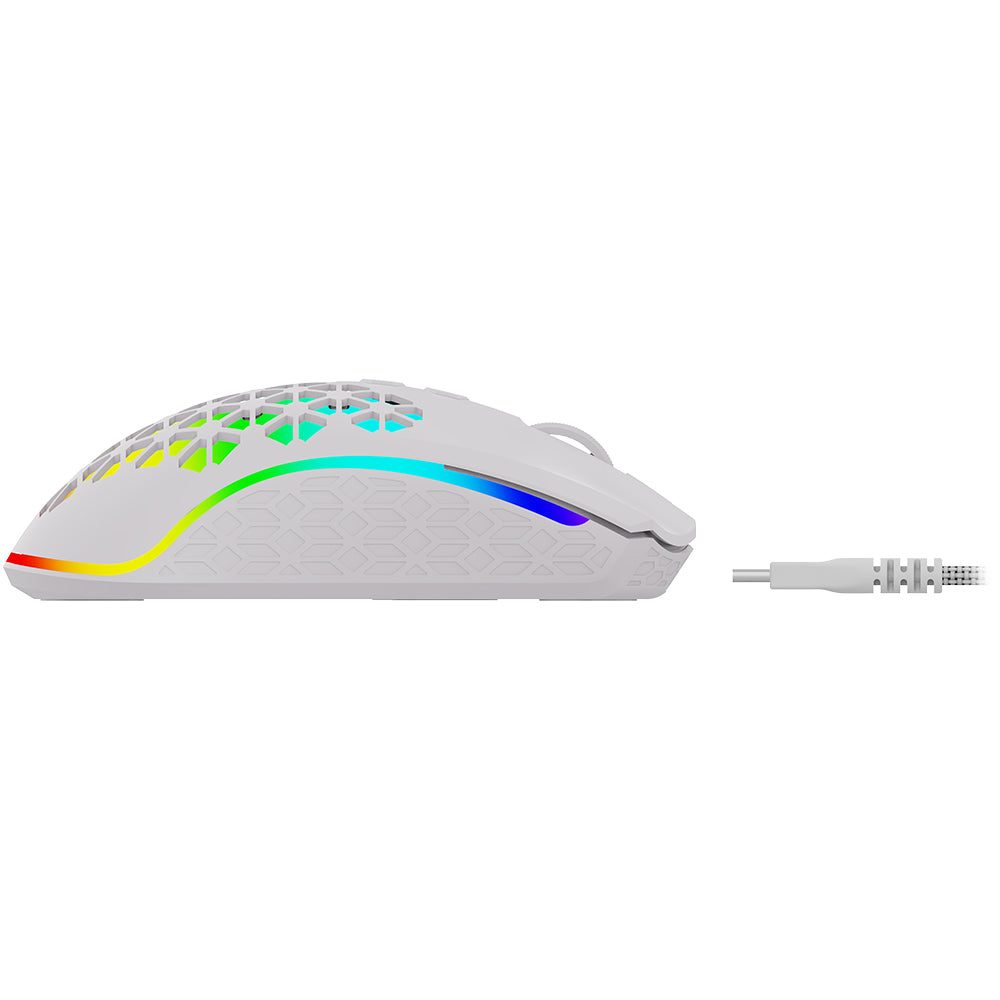 Mouse Gaming AQIRYS Polaris Wireless White