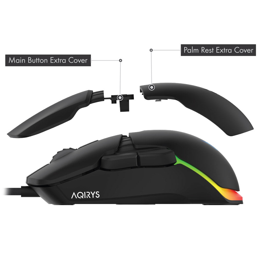 Mouse Gaming AQIRYS Lynx RGB Black