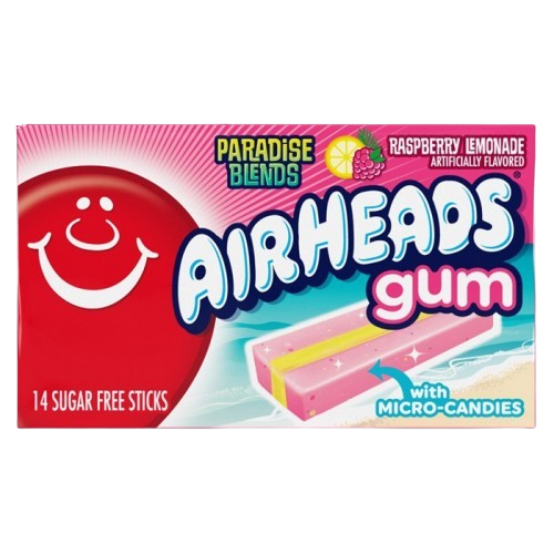 AIRHEADS® I Raspberry Lemonade Gum, 34 g