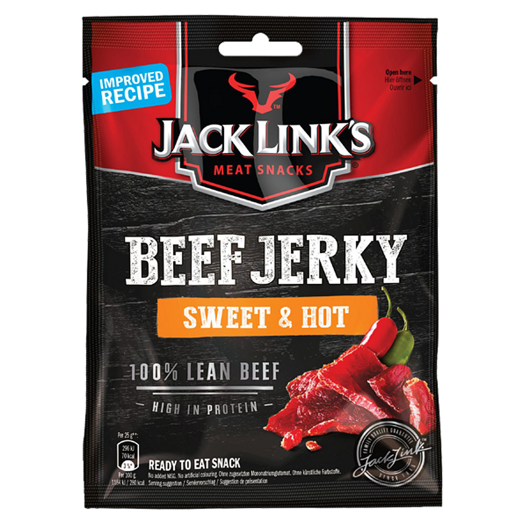 JACK LINK'S® I Beef Jerky Sweet & Hot, 25 g