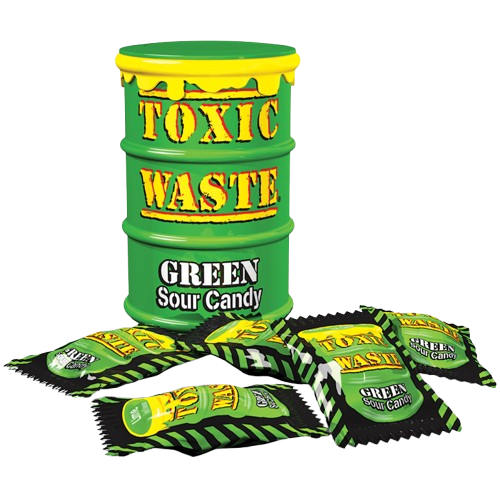 TOXIC WASTE® I Green Drum Extreme Sour Candy, 42 g