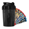 Blacked Out Starter Kit (Shaker Cup + 6 Serviri)