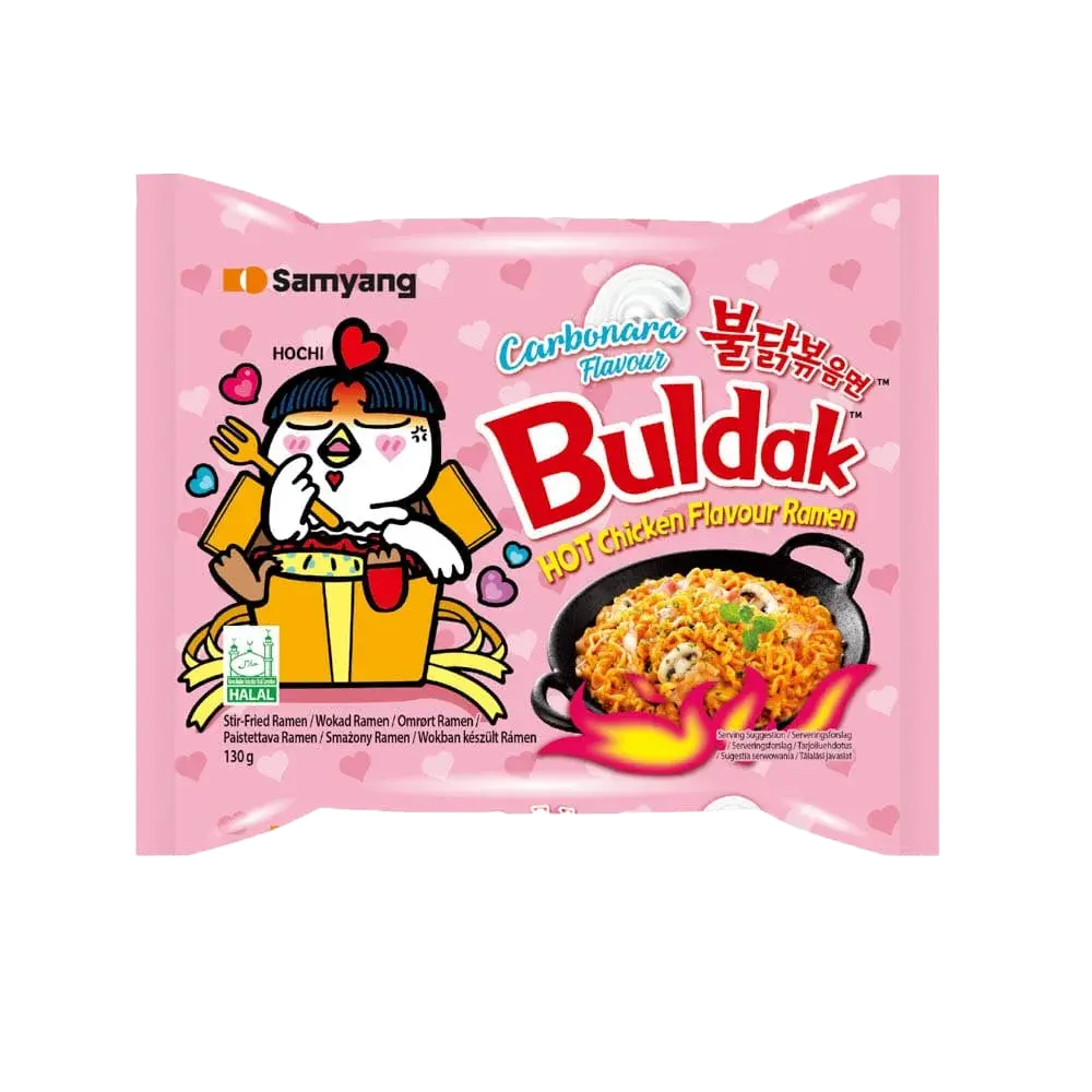 SAMYANG® I Buldak Hot Chicken Ramen Carbonara 5 PACK (5 x 140g)