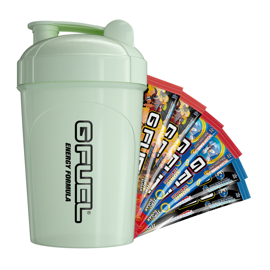 Glow-In-The-Dark Starter Kit (Shaker Cup + 6 Serviri)