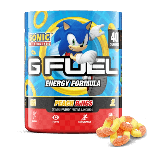 G FUEL Sonic’s Peach Rings - 40 Serviri